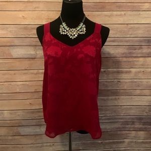 NWT Loft burnout floral tank